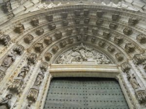 Dettaglio esterno della Cattedrale di Siviglia