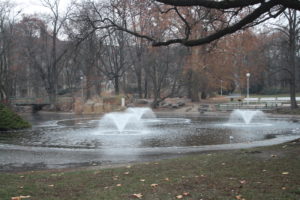 Laghetto e fontanelle del Woodrow Wilson Park