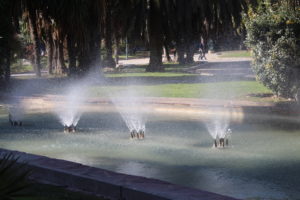 Giochi d'acqua nel Jardins del Real
