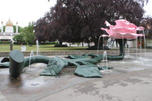 Folkets Park - Fontana a forma di Rosa
