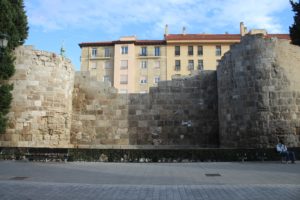 Resti di Mura Romane a Saragozza