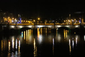 Millennium Bridge di sera